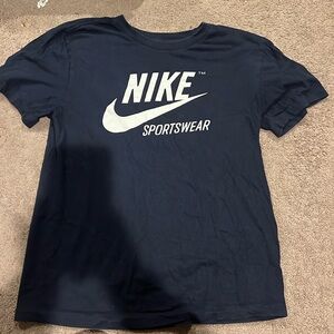 Blue Nike T shirt